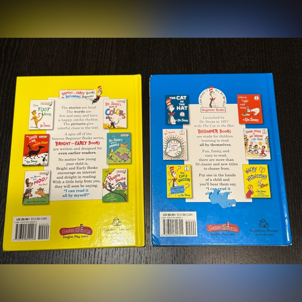 Dr.  Seuss ABC & There’s A Wocket in Pocket books - Picture 2 of 2